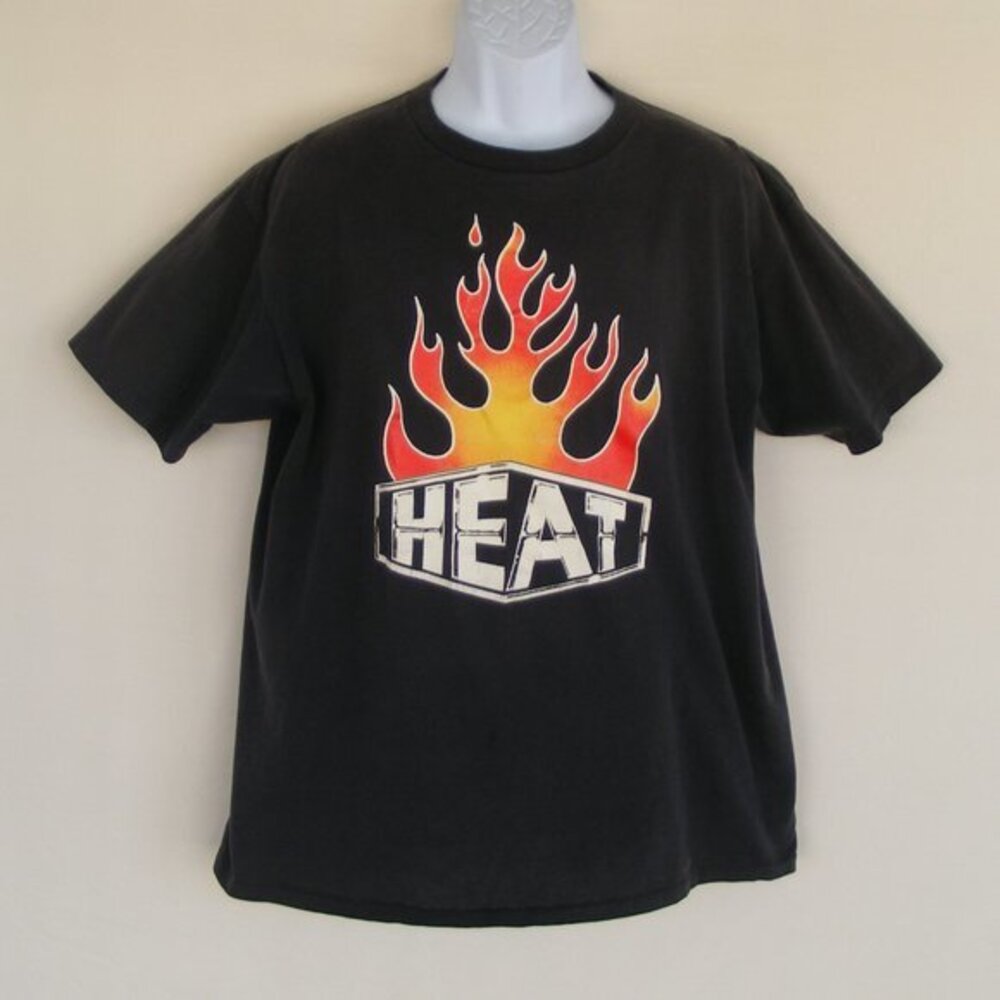 HEAT Concert Tshirt, XL, Quiet Riot, Black, 1991, Vintage, 100% Cotton